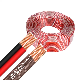 12AWG CCA Copper 2 Cores Flat Twins Transparent Speaker Cable Audio Cable