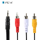 RCA Cabel, Video and Audio Cable, 3.5mm Male to 3 RCA Male for STB, DVB manufacturer