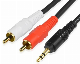 RCA Cable 3.5mm Stereo Plug-2RCA Plugs