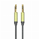 Hi-Fi Sound TPE Male Gold Plated Aux Cord 3.5mm Stereo Auxiliary Audio Aux Cable for iPhone Car/Home Stereos Headphone