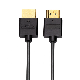  Ultra slim high speed hdmi cable with chip support 4k 3D for HDTV 5m