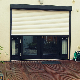  Commercial Sectional Exterior Residential Rolling Shutter PU Foam Infilled Overhead Garage Door with Pedestrian Door