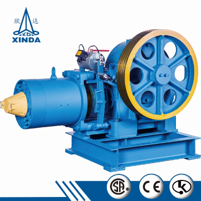 Home Elevator Motor Price Geared Traction Machine Elevator Motor