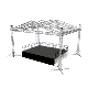 Silver Aluminum Alloy Concert Stage Lighting Roof Truss Pin Connecting Frametruss