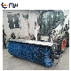 Front Loader Snow Sweeper Cleaning Road Roller Sweeper