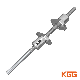 Kgg China Precision Stainless Steel Ball Screw with 2mm Lead for Robot (SXM Series, Lead: 2mm, Shaft: 12mm)