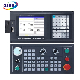 2 Axis CNC Lathe Controller with Electric Turret and Binary Code Turret for CNC Lathe Control Kit Servo Motor and Driver