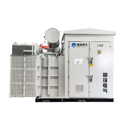 Wind Power Plant Pad Mounted Compact Transformer Substation 50Hz / 60Hz Customized Design