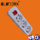  3 Holes Power Strip with Ground with Switch (E8003ES)