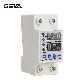  Geya Gsp7-04 AC220V 1A-63A DIN Rail 230V 1A-63A Over and Under Voltage Protector with Voltage and Current LCD Display