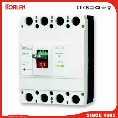 Residual Current Breaker with MCCB (KNM1L 400A) 4p 30mA-100mA-300mA 63A -800A