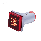  Ad16-22vams 22mm AC LED Light Digital Voltage Current Meter Indicator Voltmeter Ammeter