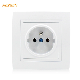  Wholesale 220V EU Type French Style White Color Socket Outlet