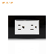 Excellent Quality Black Acrylic Us Standard 6 Pins Socket Outlet