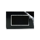 Black Acrylic Plate 1 Gang Wall Light Switch with Big Rocker