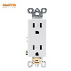 White Color 16A 110V Us Wall Socket for Home Application