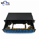 Sliding Fiber Optic Patch Panel 19′ ′ 1u ODF Rack 24 48 96 144 Port Optical Distribution Frame Distribution Terminal Box