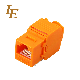 Le K055 RJ45 CAT6 CAT6A Toolless Keystone Jack