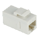  RJ45 Inline Coupler Network Coupler Keystone Jack, RJ45-RJ45, Cat. 6 UTP