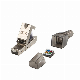  CAT6A RJ45 8p8c Toolless Connector Modular Plug