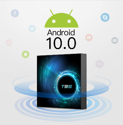 T95 Android TV Box 4+64G Streaming Media Players with Max Storage