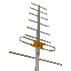 Best Selling Outdoor 8 Elements UHF V/H Polarization Yagi Antenna With New Design