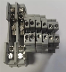  Screw Connect Clamp Wire Distribution Terminal Block on DIN Rail Mount Copper Busbar Through Panel Terminal Strip Block