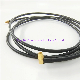 2500mm Electrical Waterproof RF Coaxial LMR240 Cable Jumper Assembly with SMA Female Bulkhead Crimp to SMA Male Right Angle Crimp Connectors