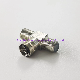  75ohm Electrical Waterproof RF Coaxial Type F Female- Female- Male T Shape Connector Adapter