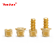 Brass Knurled Threaded Insert for Medical Emergency Care Equipment