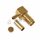 SMA Right Angle Crimp RF Connector Female Threaded Type