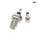  F Female Bulkhead Mount Connector Crimp Solder Attachment for Rg174 Rg316 Coaxial Cable