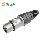 Yongsheng/Rean 3-Pin XLR Female Plug Mic Audio Connector Nickel