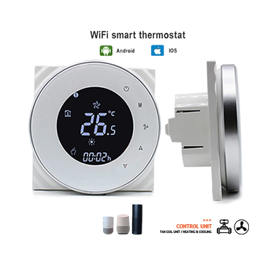 Alexa Voice Control Weekly Programmable Fan Coil Smart Tuya WiFi Wireless Room Thermostat
