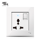  Artdna 3 Pin Universal Switched Socket with LED Indicator Module Wall Socket