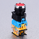  La165-B8-11p Factory Supply High Quality 1no1nc Big Flat Red Yellow Green Head Plastic Push Button Switch