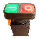  La165-N13 Series Square Dual Momentary Illuminated 1no1nc Big Plastic Push Button Switch