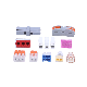  Wire Connectors Nuts Kit Electrical Terminal 2/3/4/5 Conductor Combination Compact Splicing Quick Disconnect Wire Splice Connectors