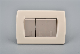 Electrical 3 Gang One Way Wall Switch Push Button Switch for Hotel