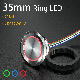 Micro Travel Stainless Steel 35mm Switch Ring Metal Push Button Start Stop Electrical Equipment