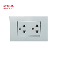  KD6208 KD Series White Z&A ZA Electric Wall Socket