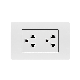 Customized Multi-Functional Wall Double Thailand Socket Light Power Switch Socket manufacturer