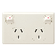 Australia Electric Products a Series White 2 Gang Power Point Switch Socket