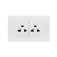 Thailand Standard 2 Gang Wall Electric Socket with Safety Door manufacturer