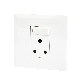 High Quality South Africa One Gang Wall Switch and 16A Sockect (126X126mm)