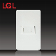 High Quality PC Material Electric 1 Gang Bell Push Switch (LGL-11-7)