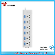  Six-Hole European Standard German Universal Power Supply Socket with Switch Outlet EU Plug