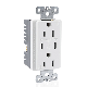  UL Listed 3.6A Dual USB Type C Charger 125V 15A Outlet