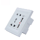  Bx-USB002 Wholesale 3-Pin Power Socket Wall Socket with USB Indoor