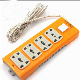  Wholesale Hot Selling Yellow Color 2 Meters Switch Electric Extension Sockets